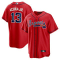 Chemise Junior Alt. 2 de Ronald Acuna Jr des Braves d'Atlanta