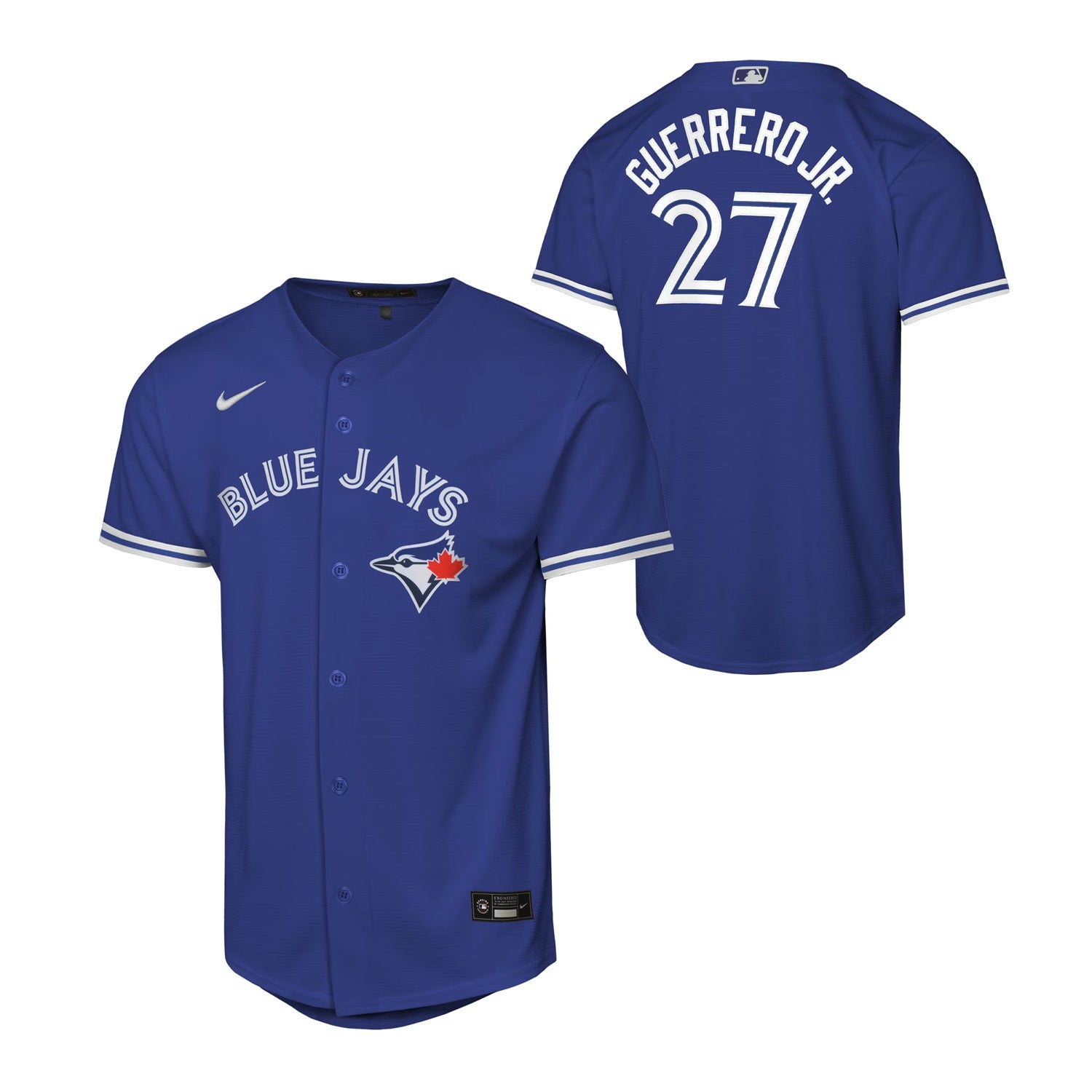 Nike Toronto Blue Jays Guerrero Jr. Alt. 2 Baseline Youth Jersey