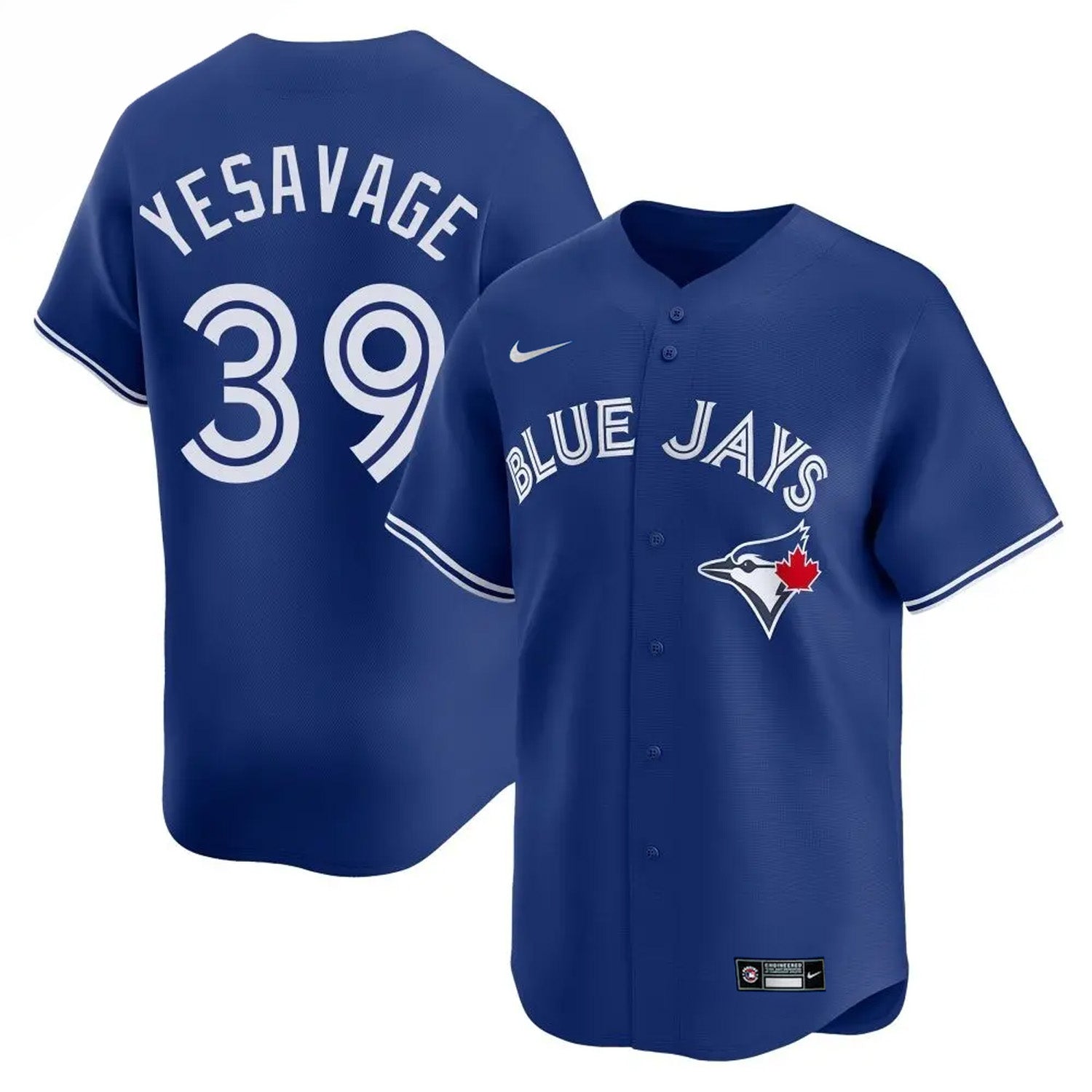 Nike Toronto Blue Jays Yesavage Alt. 2 Baseline Youth Jersey
