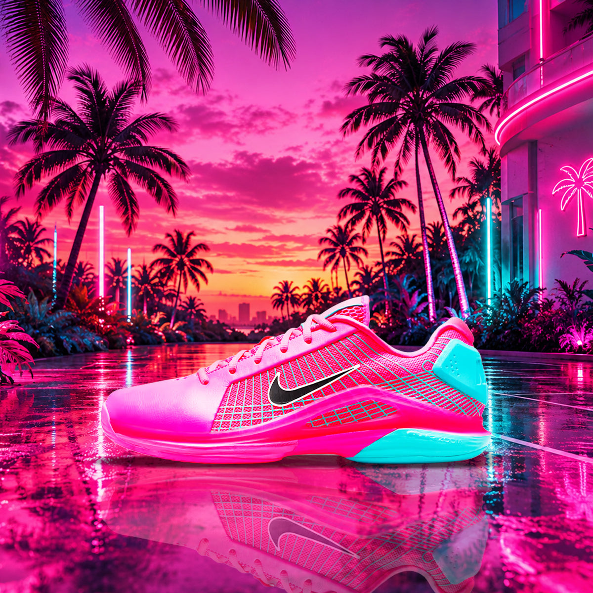 Hyper Pink/Black/Dusty Cactus