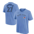 T-Shirt Bleu Ciel Junior de Vladimir Guerrero Jr.