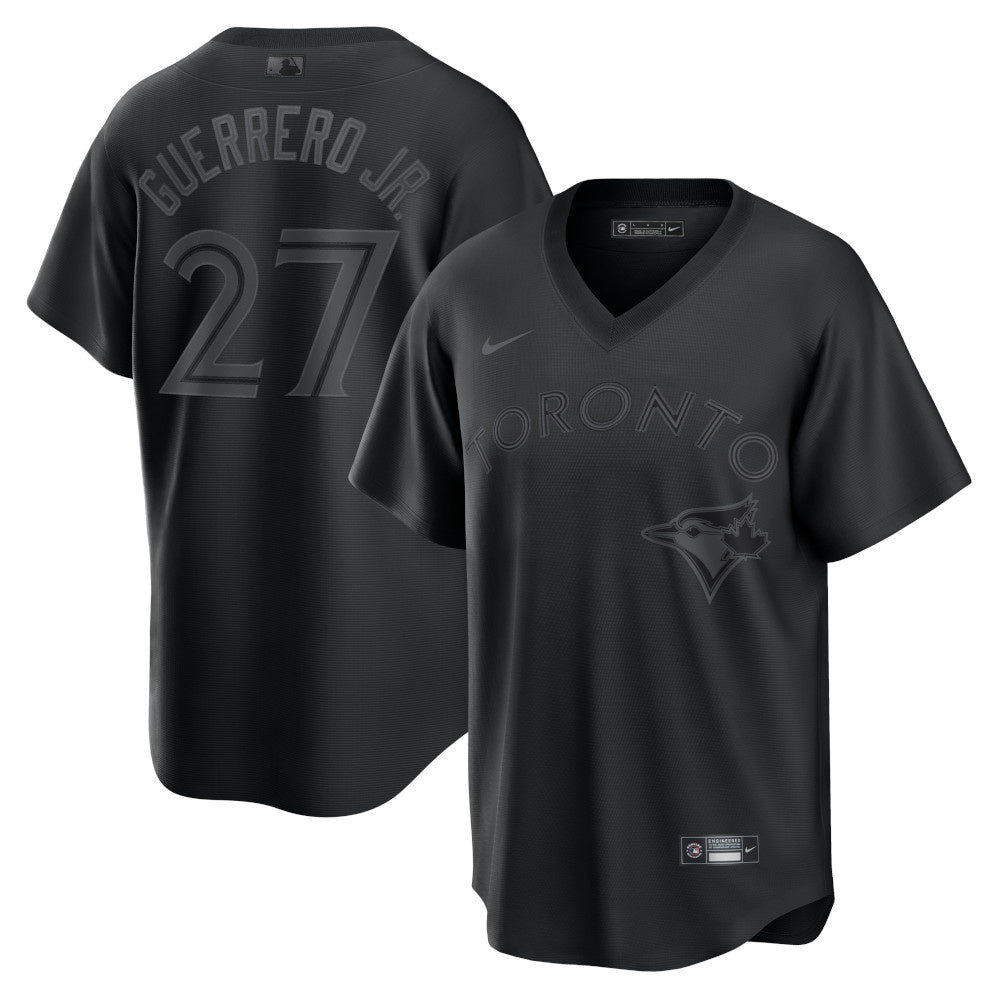 Vladimir Guerrero Jr. Toronto Blue Jays Pitch Black Fashion Jersey