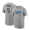 T-Shirt Wander Franco des Rays de Tampa Bay pour Homme