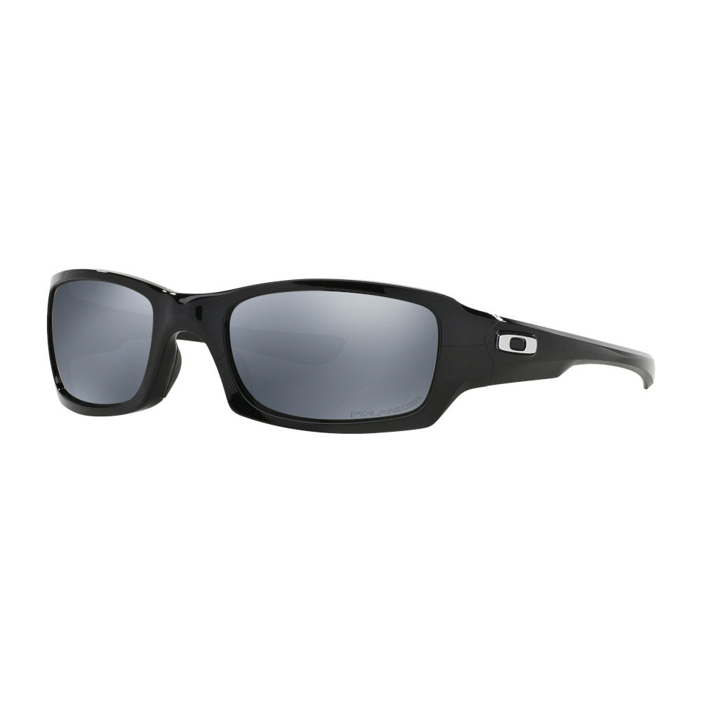 Fives Squared Polished Black w/ Black Iridium Polarized