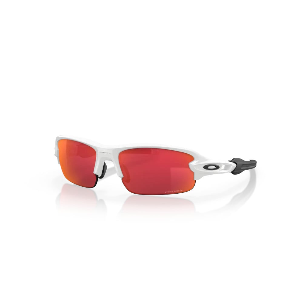 Flak 2.0 XXS Polished White W/ Prizm Field Sunglasses