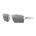 Flak 2.0 XL All Polished White W/ Prizm Black Polarized Sunglasses