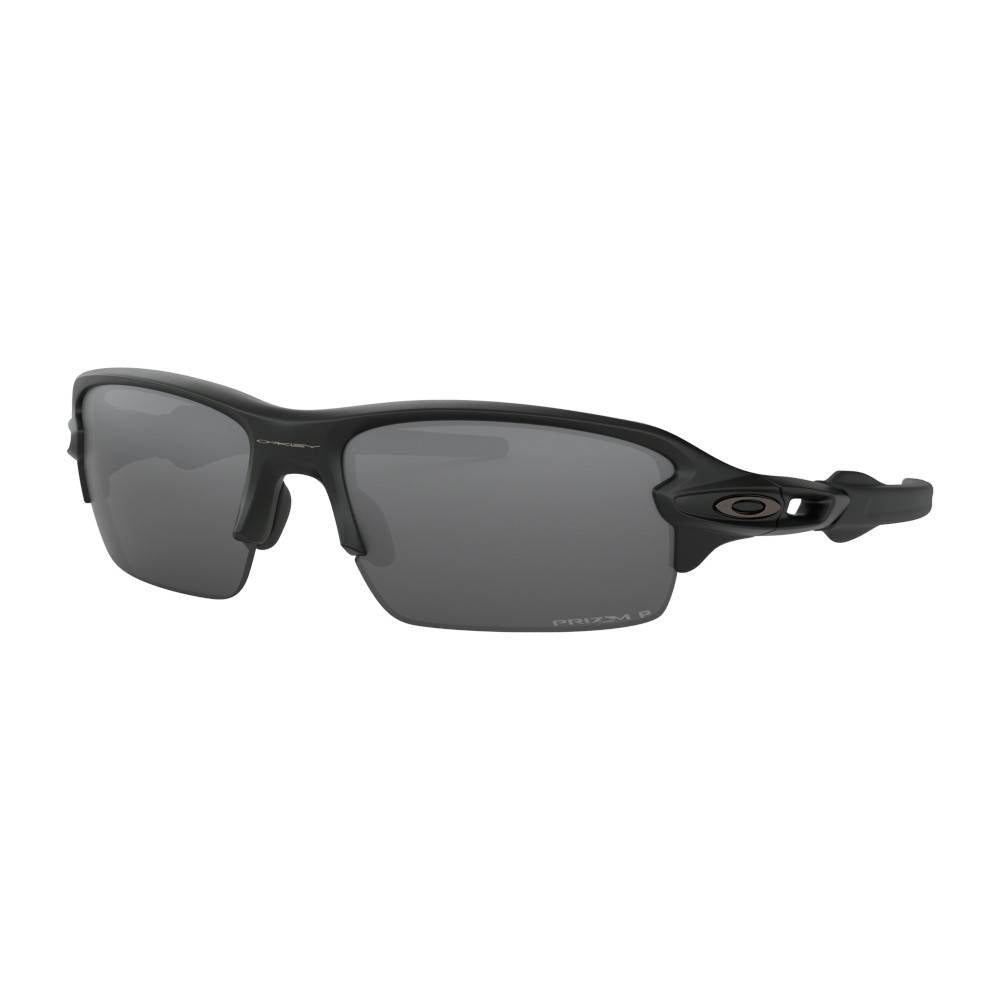 Flak XS Noir Mat Avec Prizm Noir Polarisé (Junior)