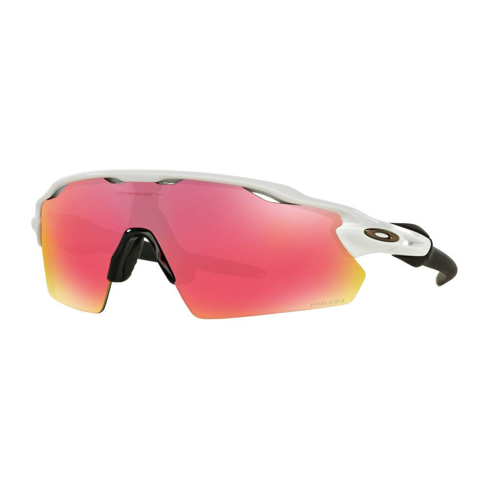 Lunettes de Soleil Radar EV Pitch Blanc Poli Avec Prizm Baseball