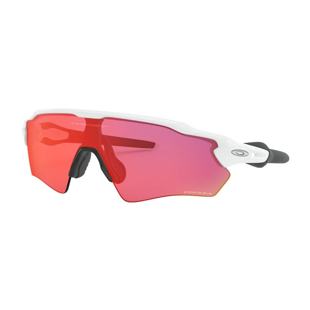 Radar EV XS Path Polished White W/ Prizm Field  (Youth Fit)