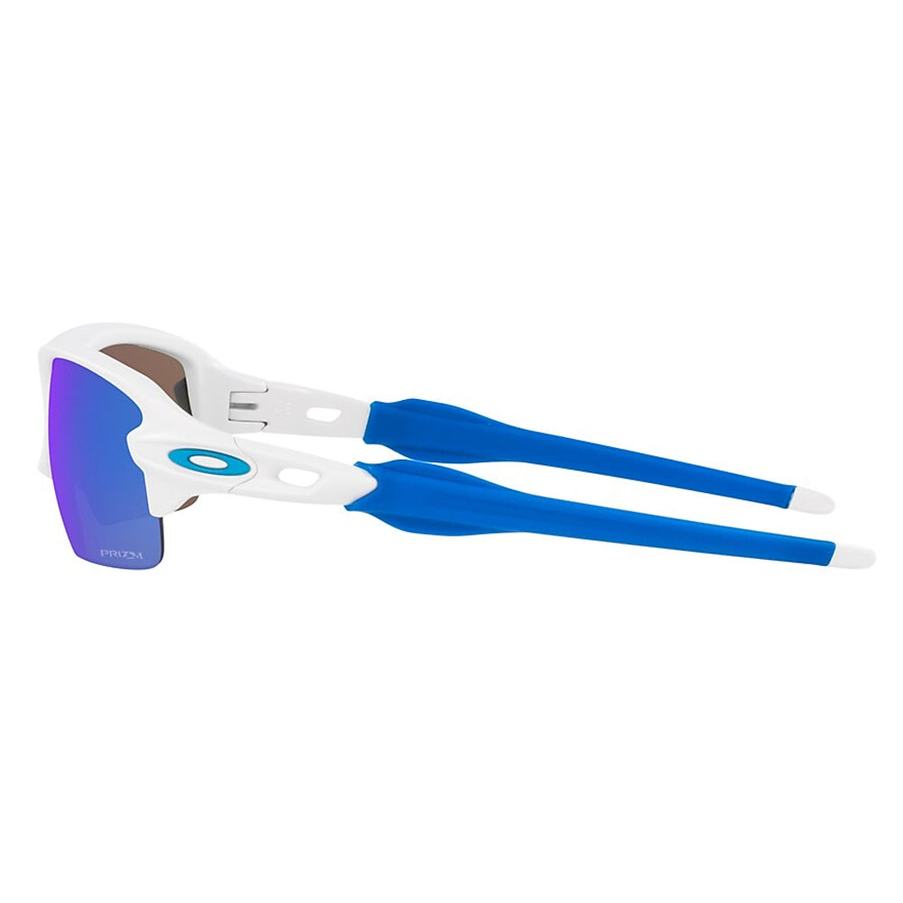 Lunettes de Soleil Flak XS Blanc Mat avec  Prizm Saphir Iridium