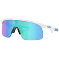 Resistor Polished White w/ Prizm Sapphire Iridium Youth Sunglasses