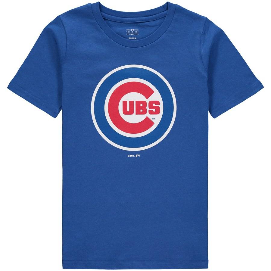 Chicago Cubs Primary Logo Youth T-Shirt
