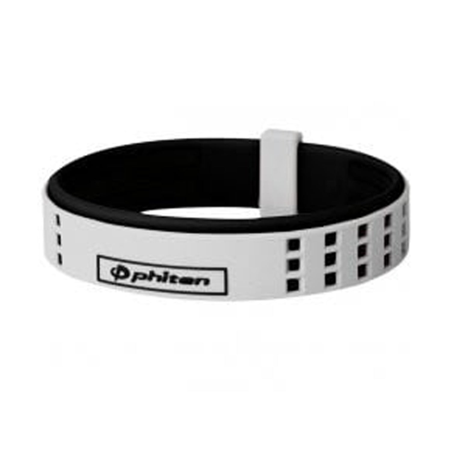 BRACELET DUO TITANIUM WHITE/BLACK 6 3/4"