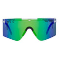 The Bio Clear Original 2.0 Wide HDPV Polarized Blue-Green Mirror Sunglasses