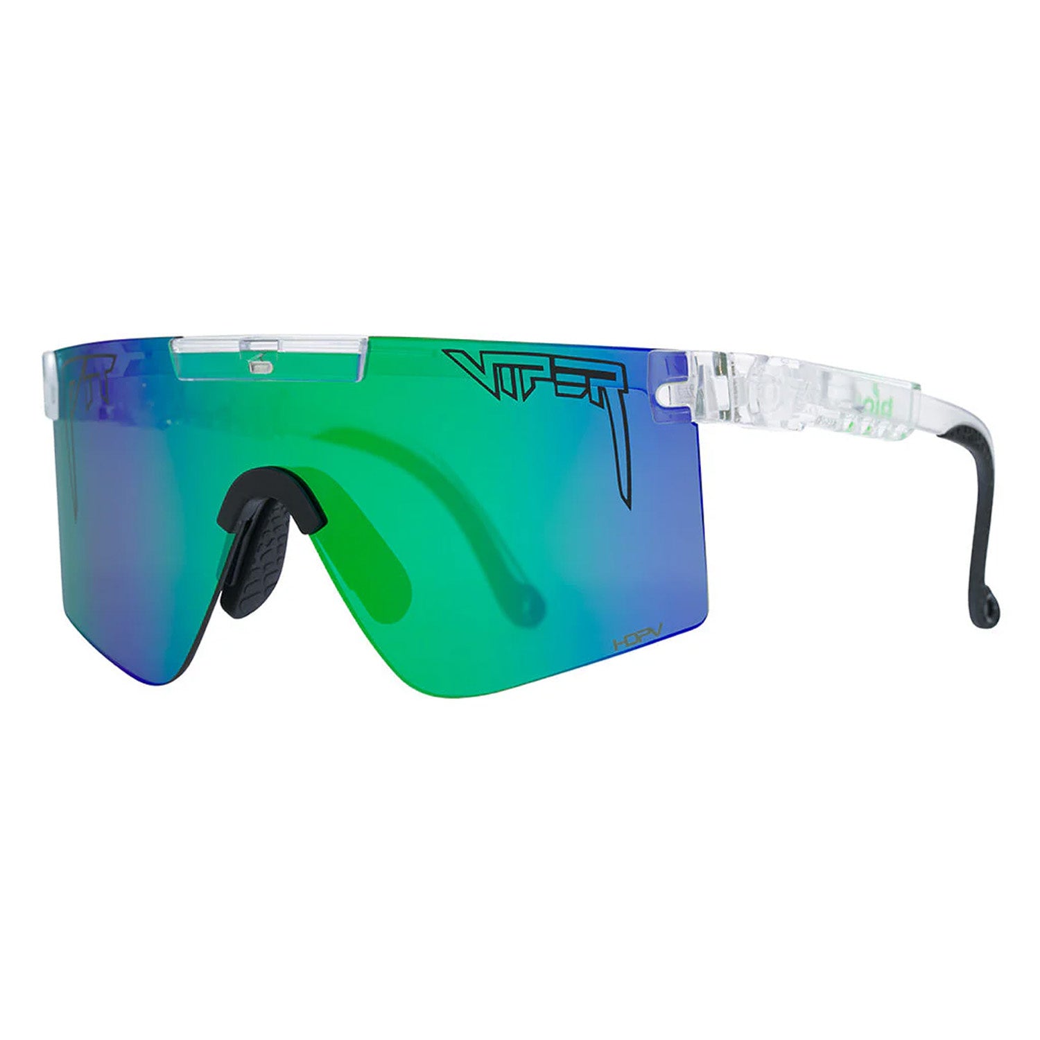 The Bio Clear Original 2.0 Wide HDPV Polarized Blue-Green Mirror Sunglasses