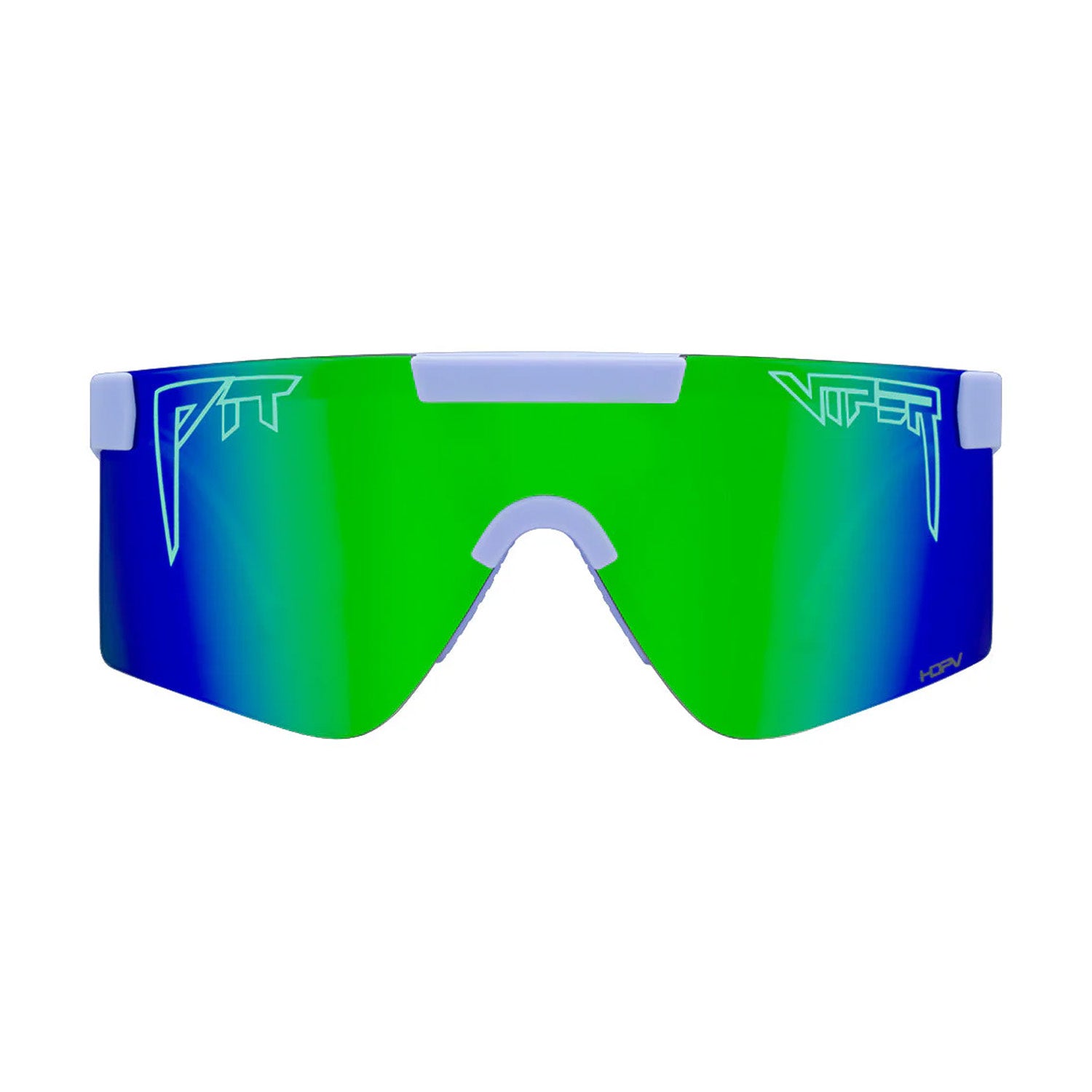 The Moontower Original 2.0 Regular HDPV Polarized Blue-Green Mirror Sunglasses