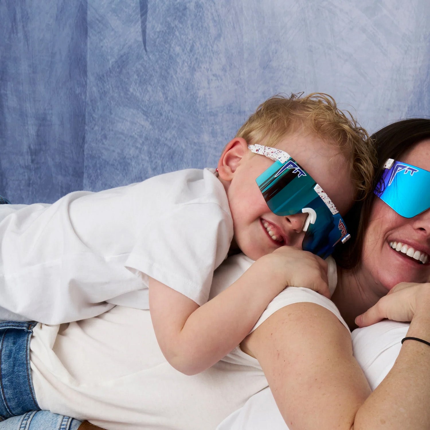 The Merika Junior HDPV Polarized Blue Sunglasses