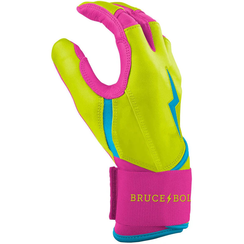 Bruce Bolt Creator Series Long Cuff Adult Batting Gloves