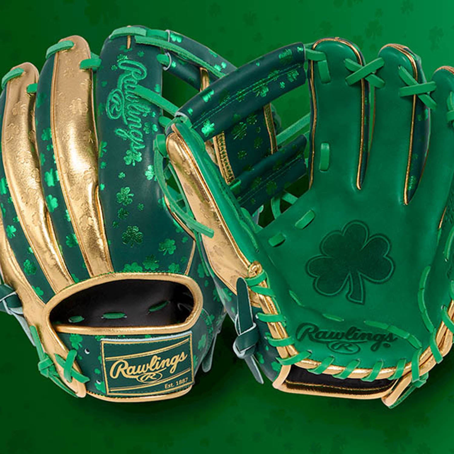 Rawlings PROR-LUCKYIX St. Patrick's Day Heart of the Hide 11.5" Baseball Glove