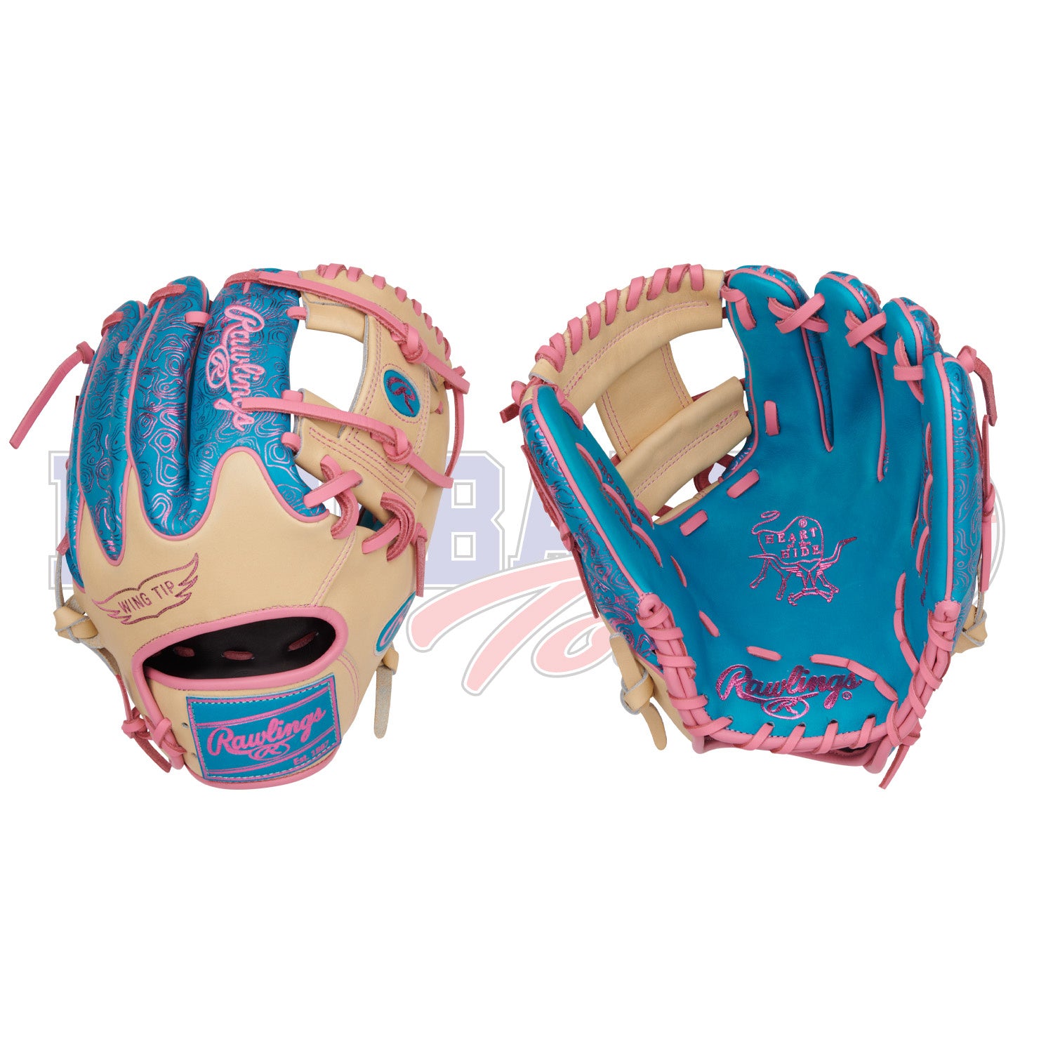 Gant de Baseball PROR204W-2TEC Heart of the Hide Vibrant Series 11.5" 