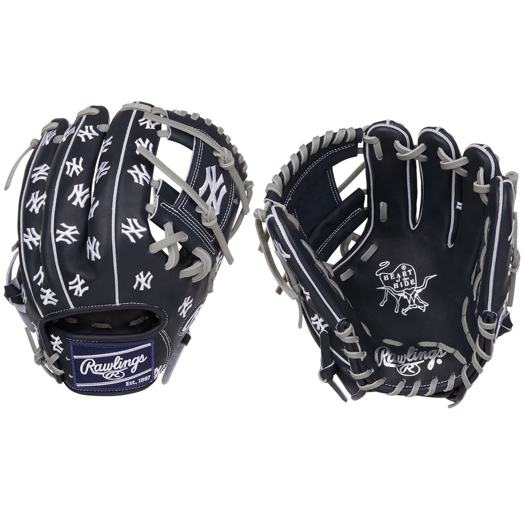 Gant de Baseball PRO205-2NYY Heart of the Hide MLB Micro Logo des Yankees de New York 11.75"