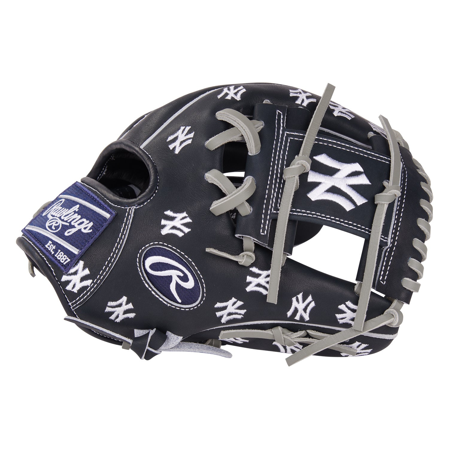 Gant de Baseball PRO205-2NYY Heart of the Hide MLB Micro Logo des Yankees de New York 11.75"