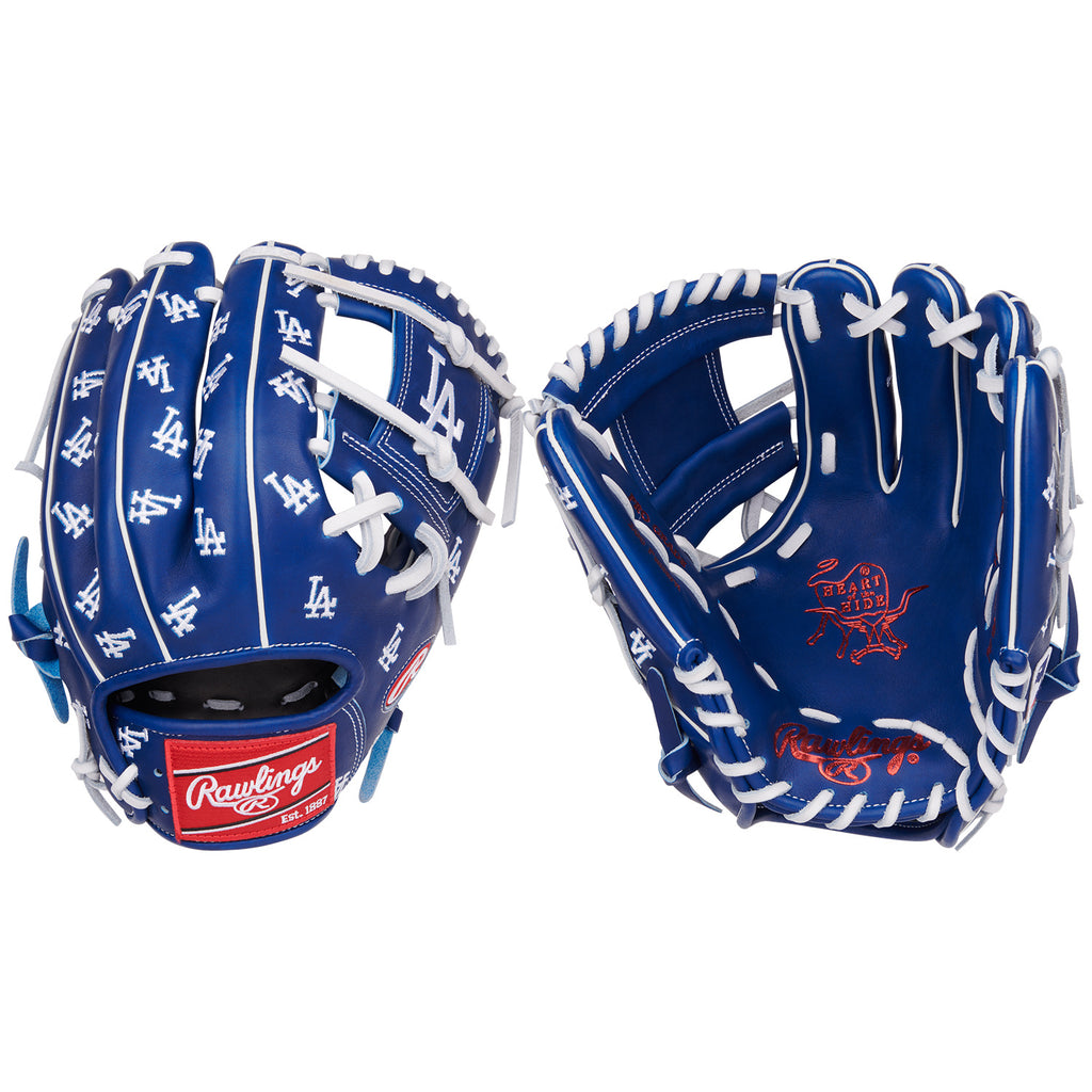 Gant de Baseball PRO205-2LAD Heart of the Hide MLB Micro Logo des Dodgers de Los Angeles 11.75" 