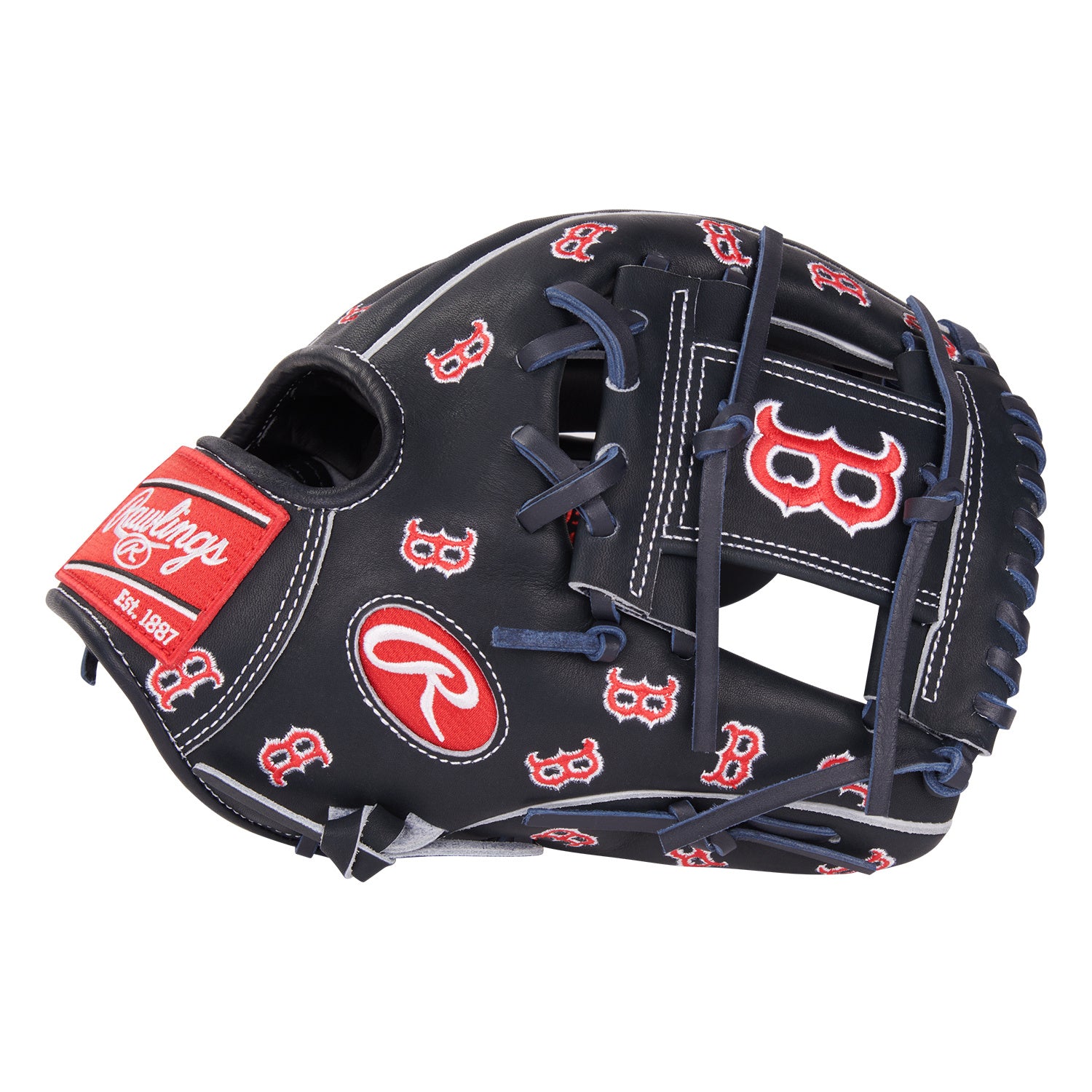 PRO205-2BOS Heart of the Hide MLB Micro Logo Boston Red Sox 11.75" Baseball Glove