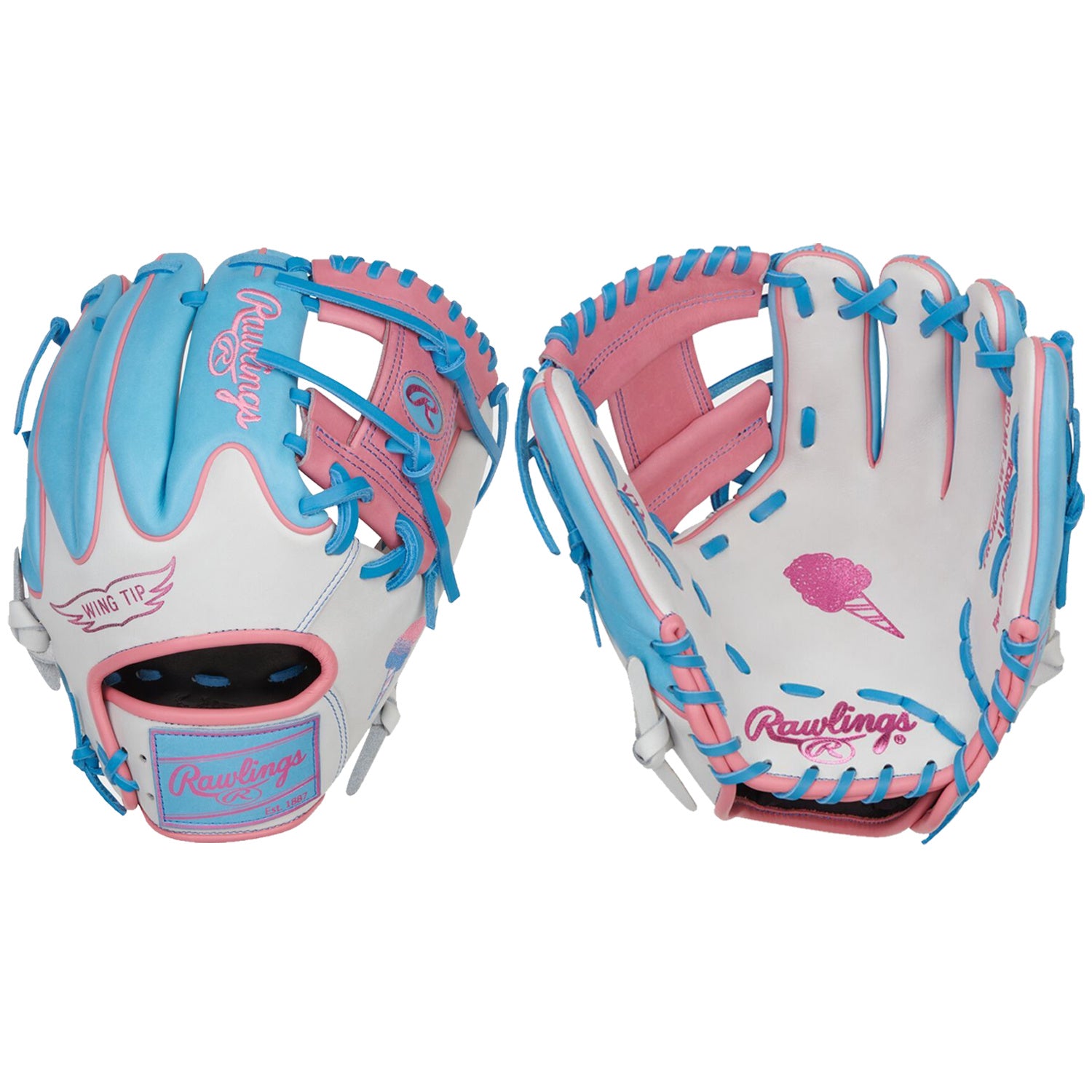 Gant de Baseball PROR204W-2WCB Édition Limitée Cotton Candy 11.5"
