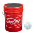Plastic Training Baseball Ball Bucket (3 Dz)