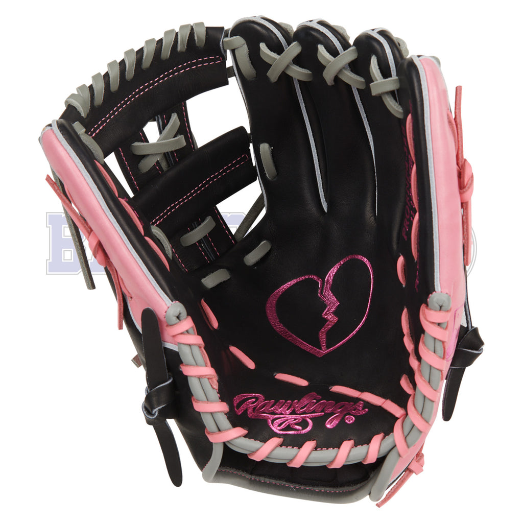 Gant de Baseball Édition Limitée Heart of the Hide Valentine's Day Broken Heart PRORNP4-32B 11.5"
