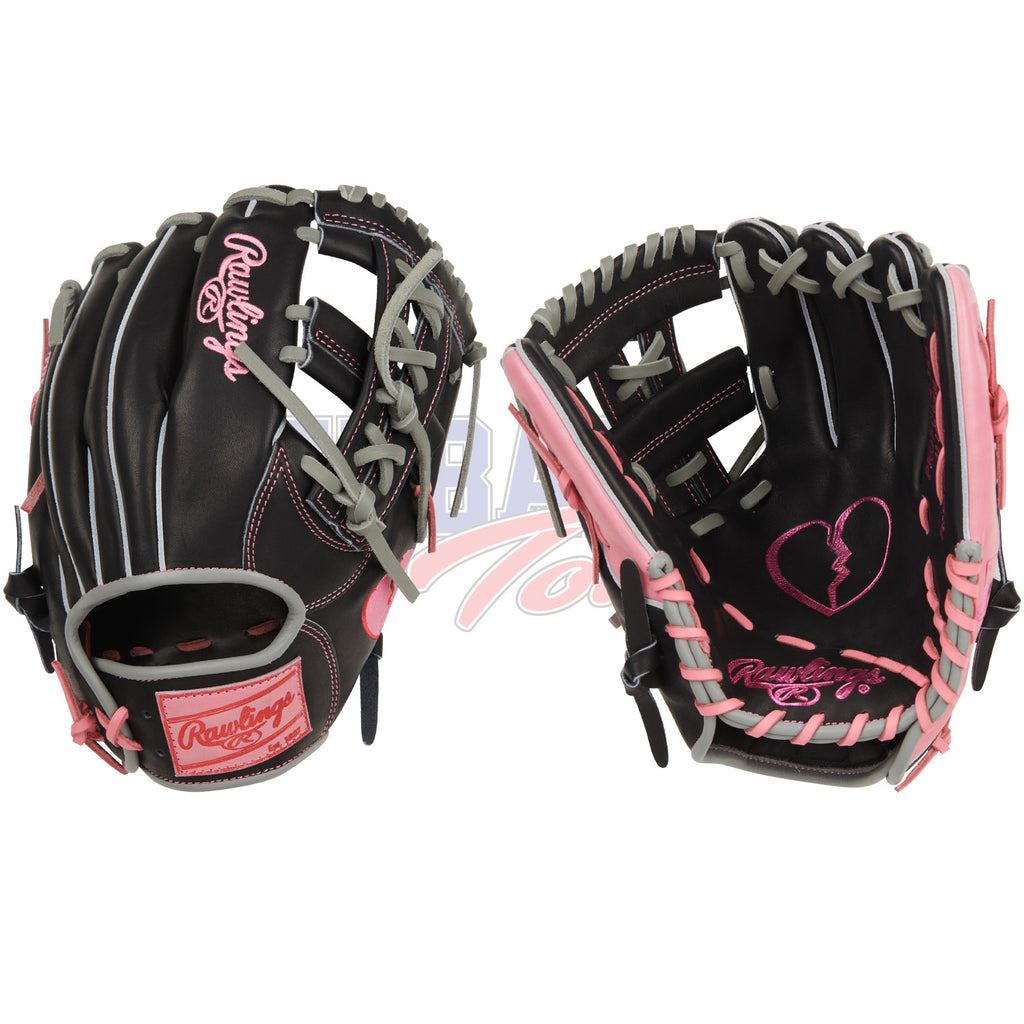 Gant de Baseball Édition Limitée Heart of the Hide Valentine's Day Broken Heart PRORNP4-32B 11.5"