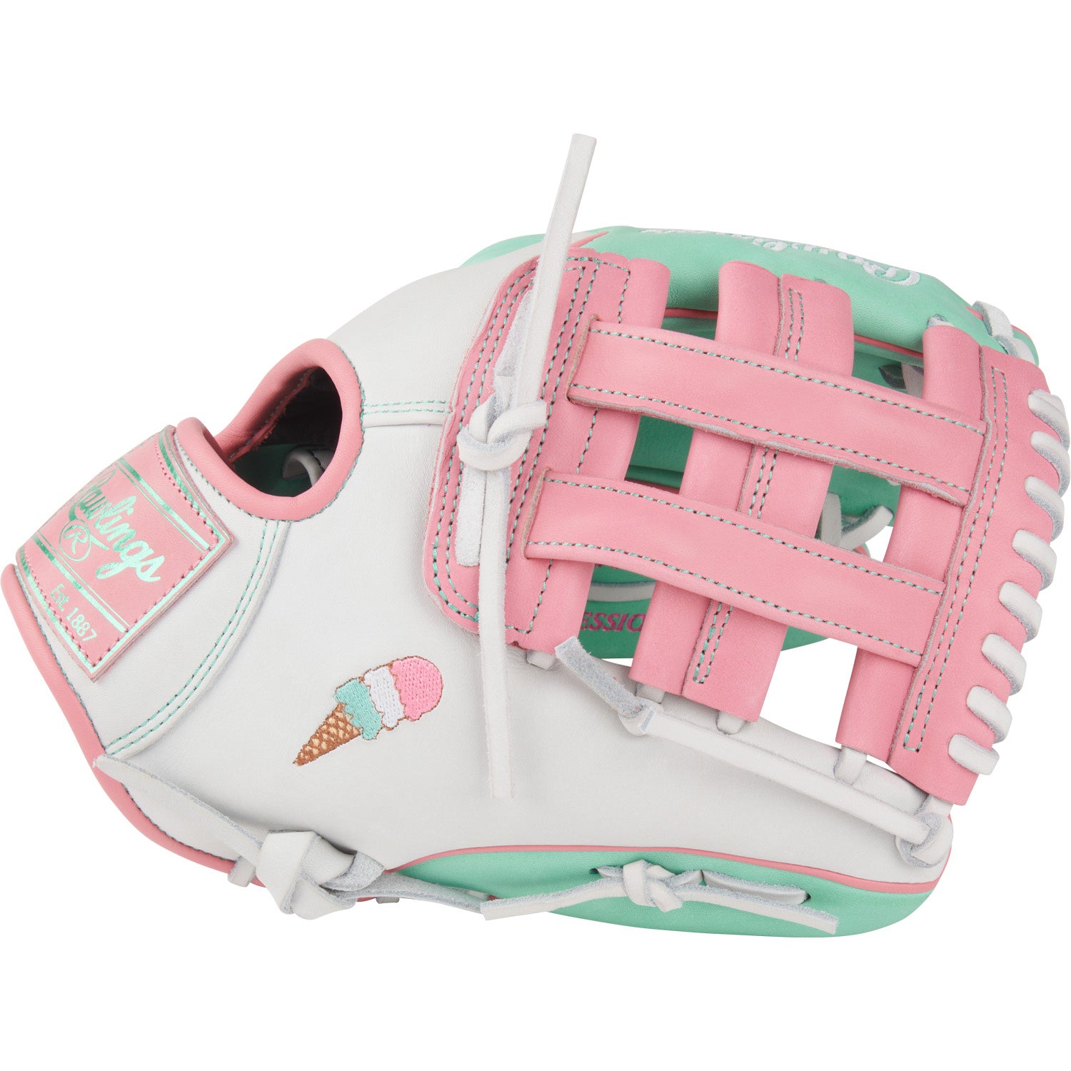 Gant de Baseball PROR205W-6M Summertime Fun Collection Heart of the Hide Exclusif 11.75"