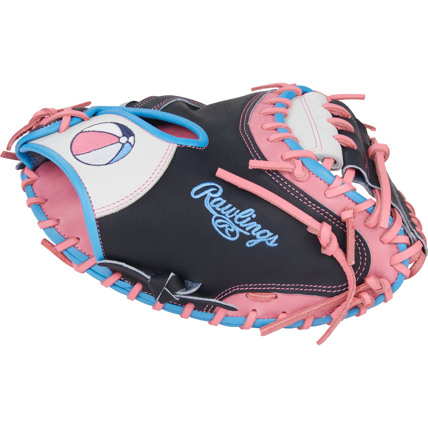 PRORCM33-23WN Summertime Fun Collection Heart of the Hide Exclusive 33" Catcher's Baseball Glove