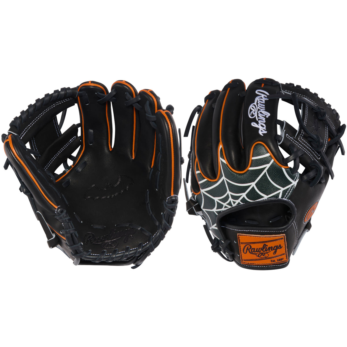 Rawlings RSGPROR204W-2BOO Halloween 11.5" Heart of the Hide Baseball Glove