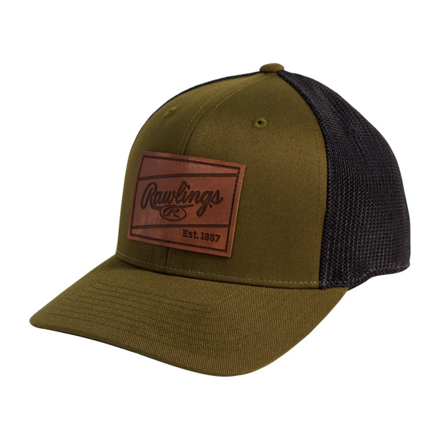 Rawlings Casquette Snapback Leather Patch