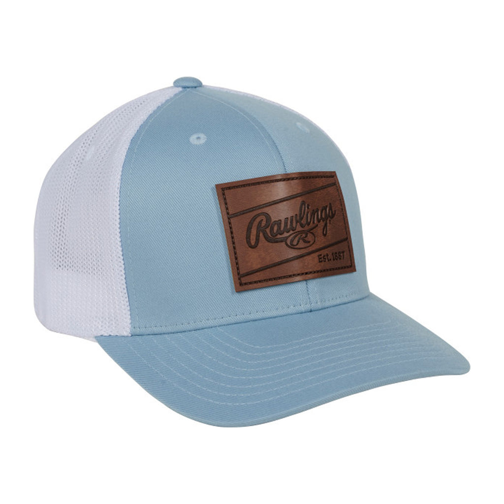 Rawlings Leather Patch Snapback Cap