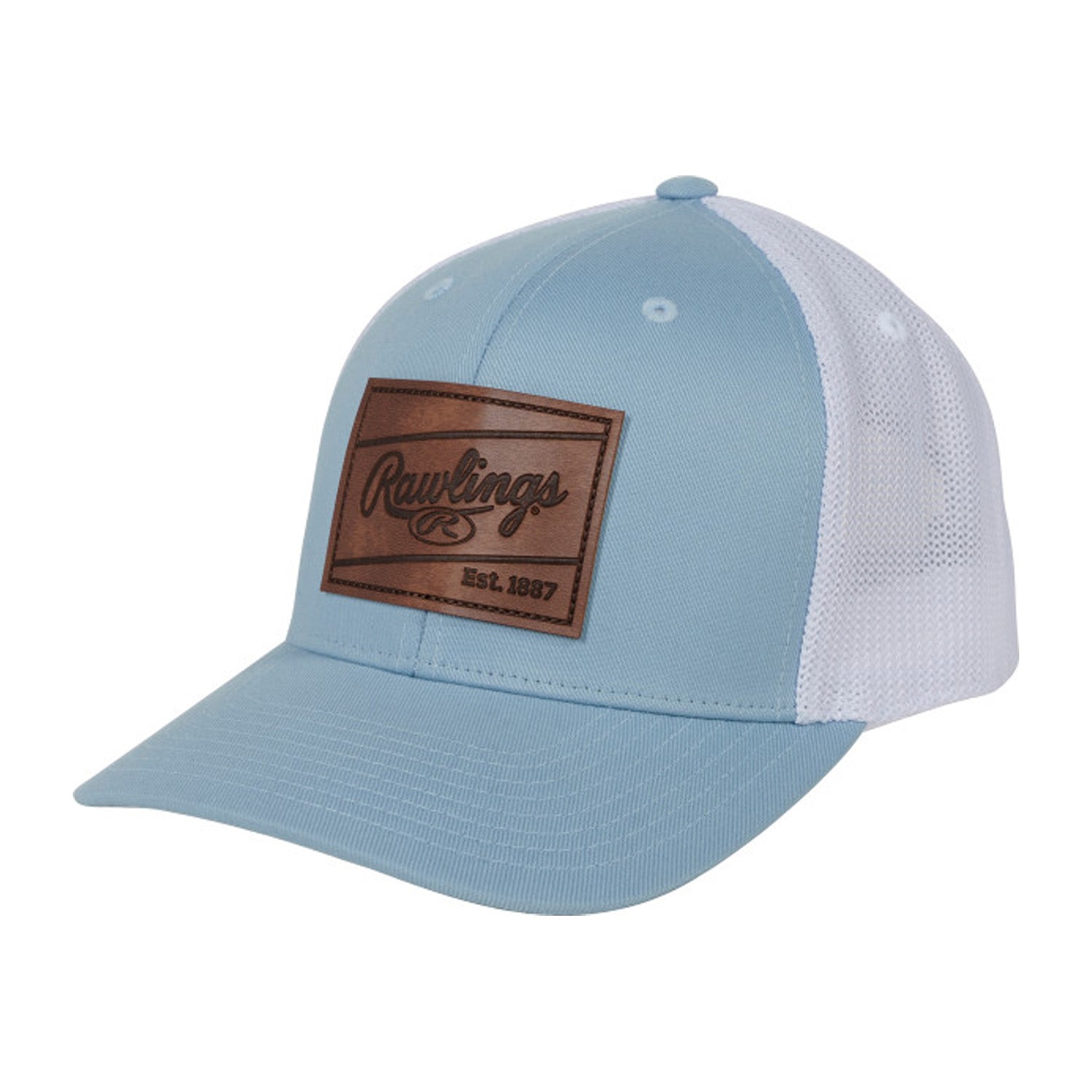 Rawlings Leather Patch Snapback Cap