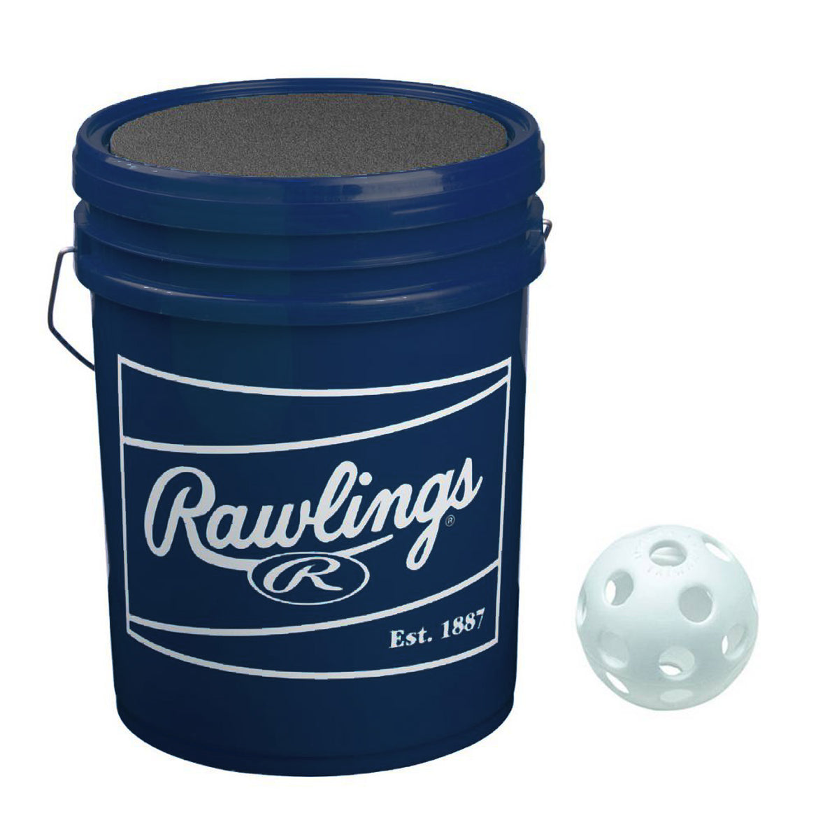 Plastic Training Baseball Ball Bucket (3 Dz)