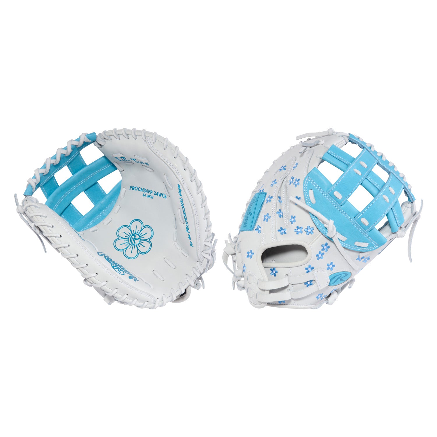 Gant de receveuse de fastpitch Rawlings PROCM34FP-24WCB Women's College World Series Heart of the Hide 34"