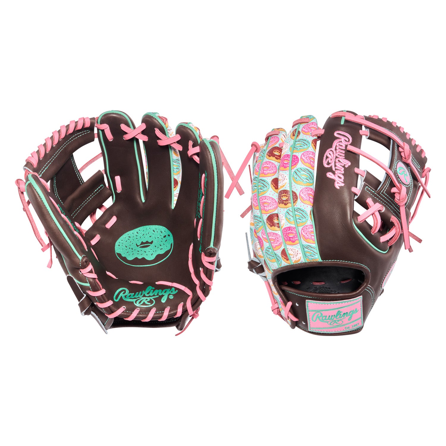 Rawlings PROR2174-2CH Donut Food Collection Heart of the Hide 11.5" Baseball Glove