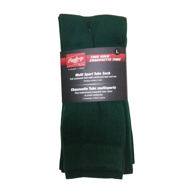 Rawlings Tube Baseball Sock 3 Pack