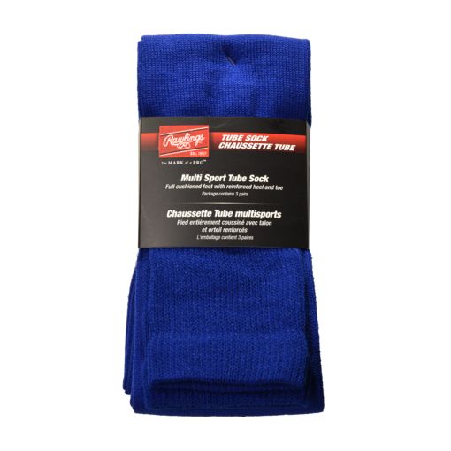 Rawlings Tube Baseball Sock 3 Pack