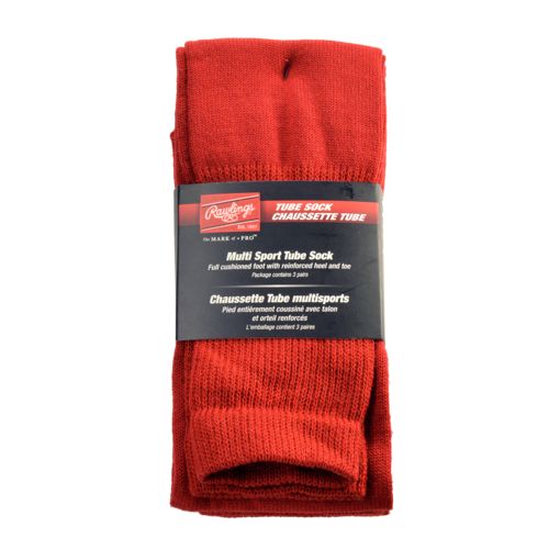 Rawlings Tube Baseball Sock 3 Pack