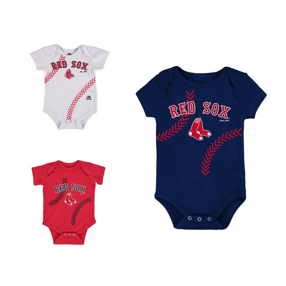 Fan-Tastic Red Sox Baseball 3-Pack Set Infant