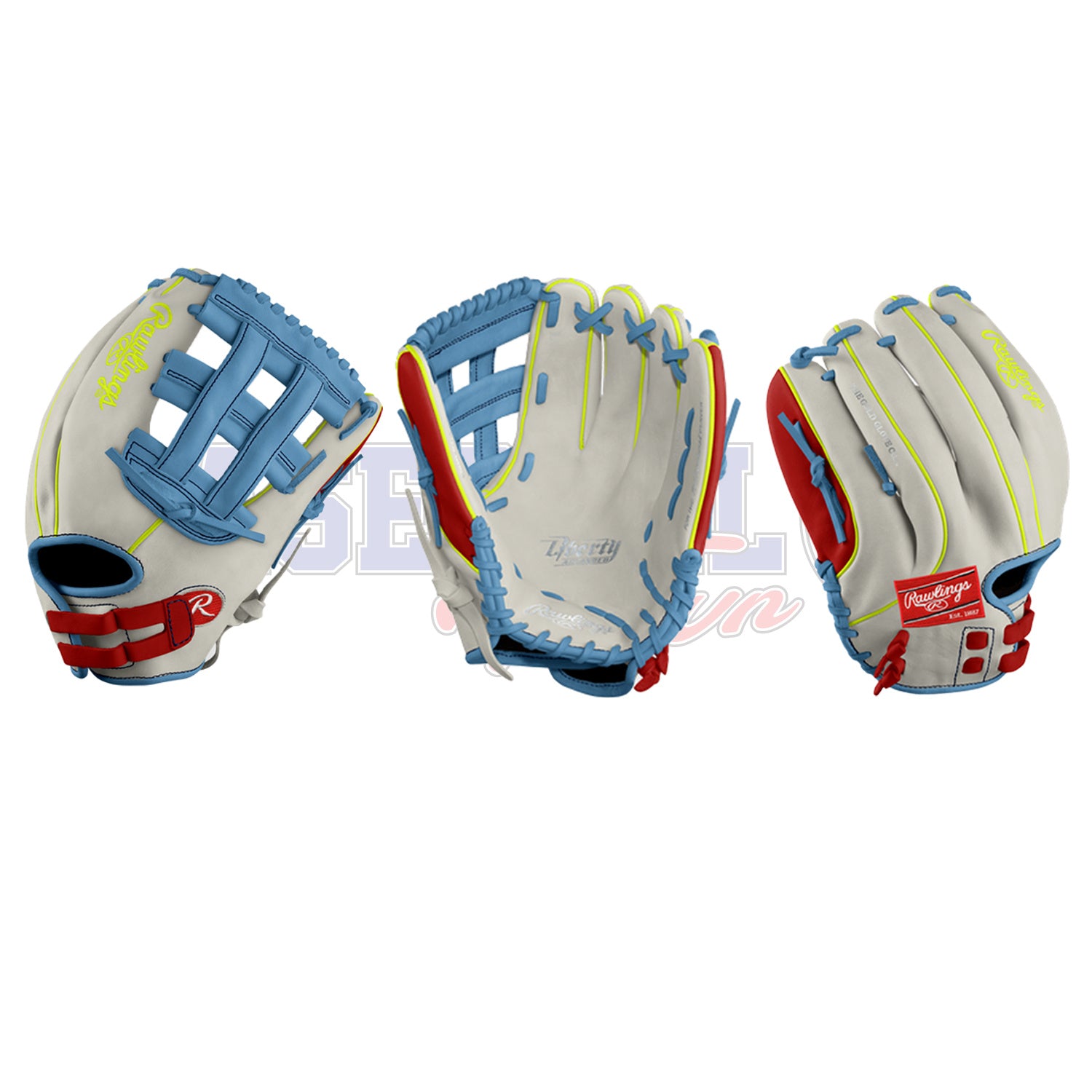 Gant de Softball Liberty Advanced SMU RLA130SB-6WCBS 13"