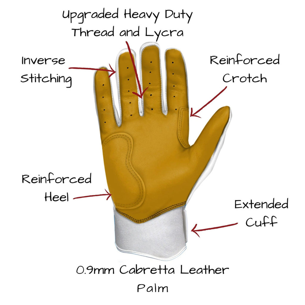 Gants de Frappeur Junior Premium Pro Short Cuff