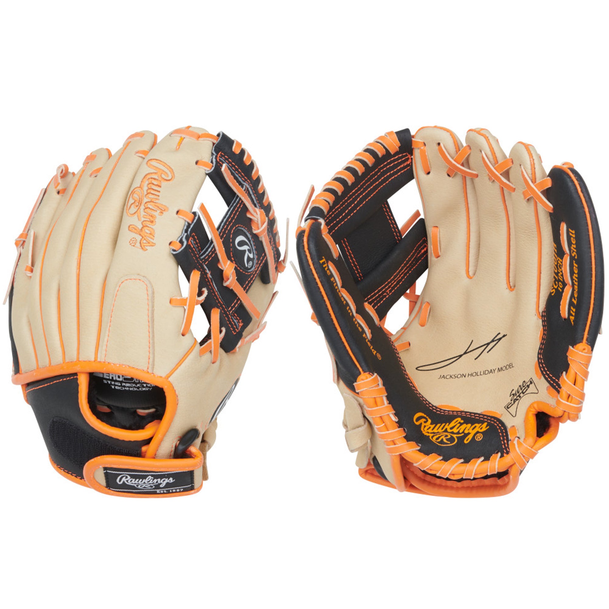 Rawlings SC100JH Sure Catch Holliday 10" Youth Baseball Glove