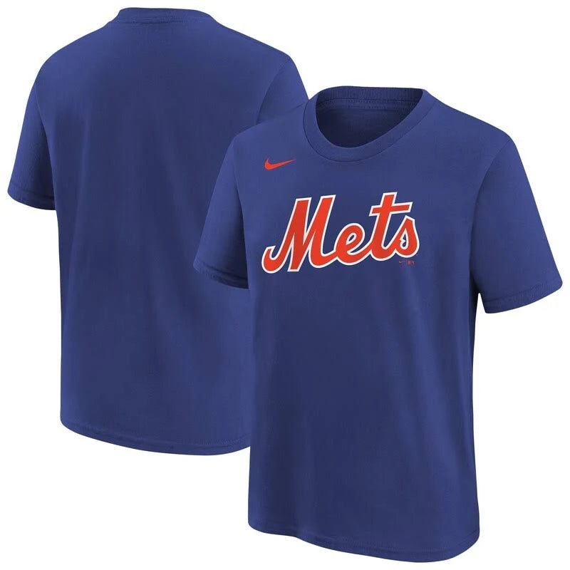 Nike New York Mets Wordmark Youth T-Shirt
