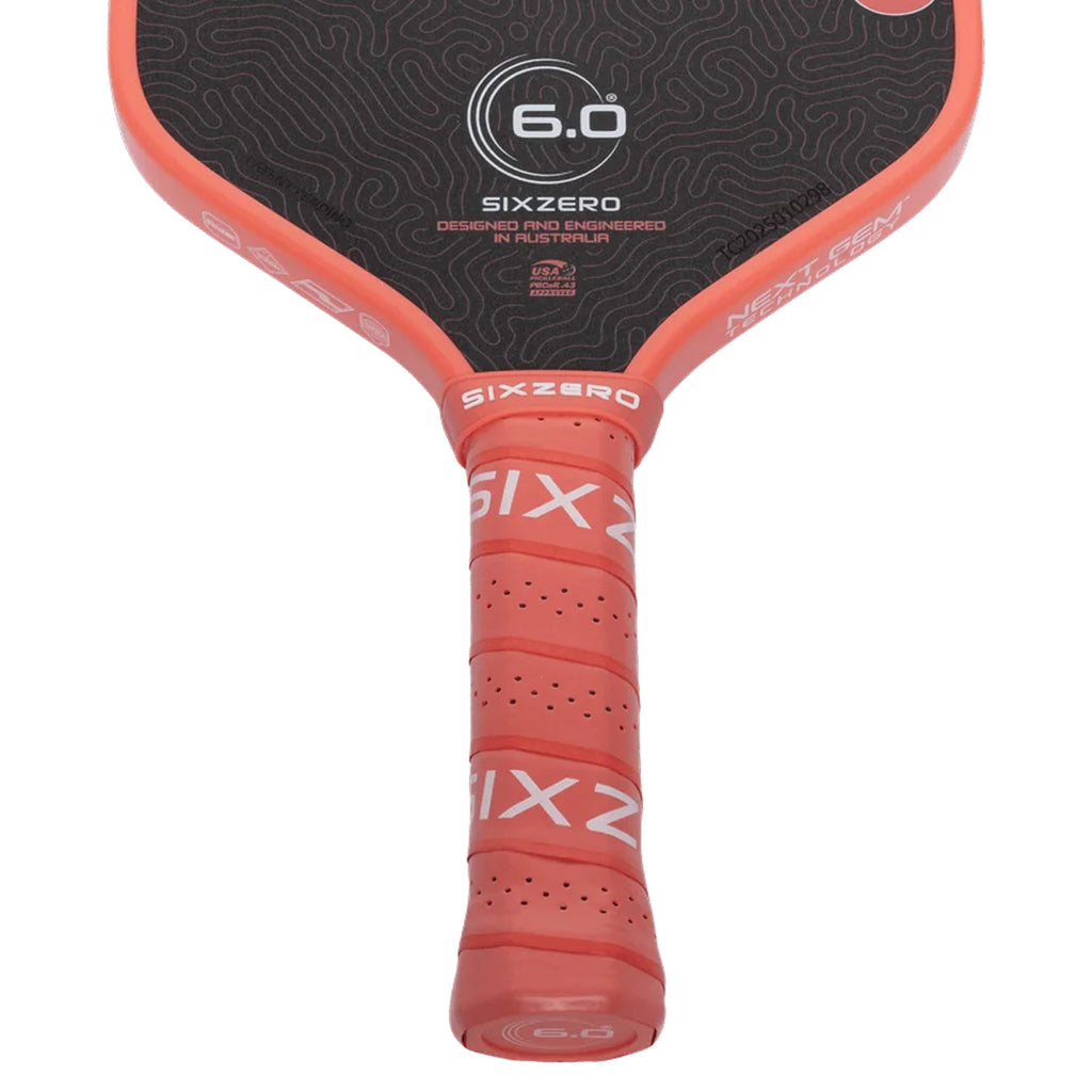 Six Zero Coral 16mm Pickleball Paddle
